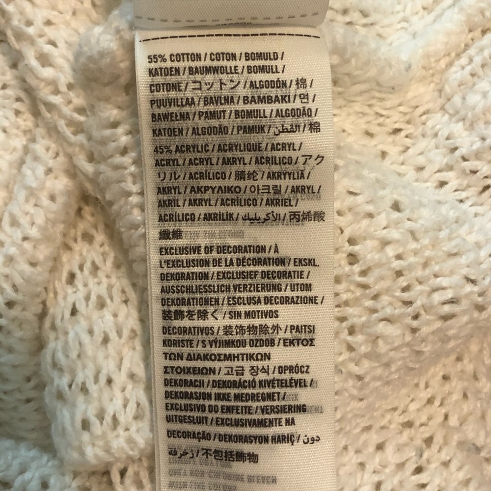 Hollister Long Sleeve Knit Sweater Size XS/S - Picture 6 of 6